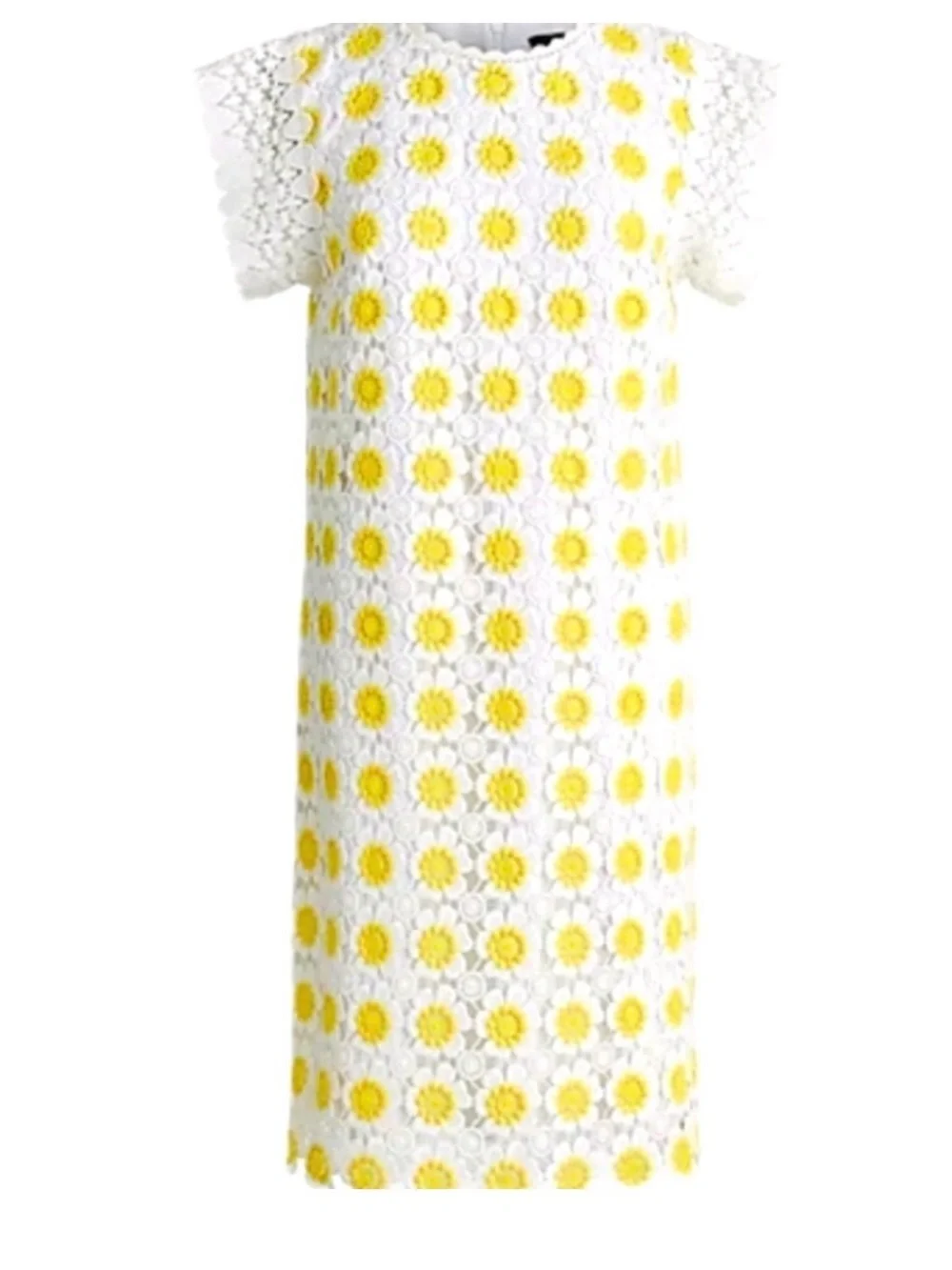 J Crew Crochet Daisy Sheath Dress. Size 10. Brand New without tags.